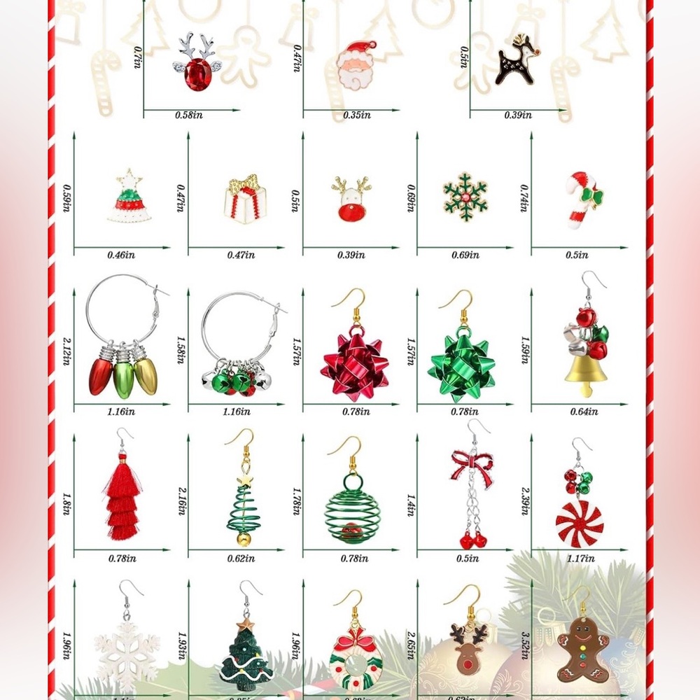 CHRISTMAS IN JULY 🎅🎄Festive Christmas Earrings (PICK ONE) New in Packaging
